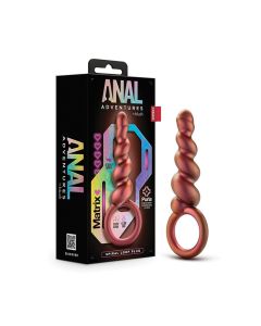 Blush Anal Adventures Matrix Spiral Loop Plug - Copper