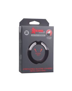 Merci Hybrid Silicone Covered Metal Cock Ring