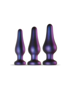 Hueman Comets Butt Plug Set of 3 - Purple