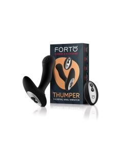 Forto Thumper Anal Vibrator - Black