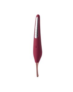 Ms. Honey Pinpoint Clit Vibrator & Nipple Stimulator - Red Wine