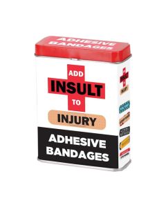 Add Insult to Injury Bandages w/Assorted Sayings - Box of 25