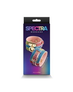 Spectra Bondage Wrist Cuff - Rainbow
