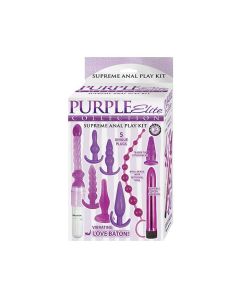 Purple Elite Collection Supreme Anal Play Kit - Purple