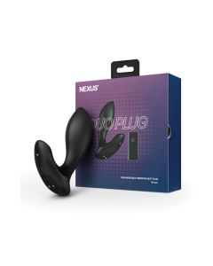 Nexus Duo Vibrating Butt Plug - Black