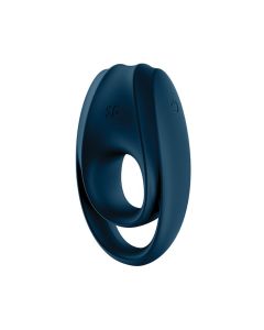 Satisfyer Incredible Duo Ring Vibrator - Dark Blue