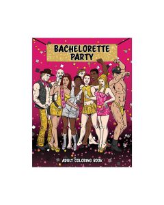 Wood Rocket Bachelorette Party Adult Coloring Book