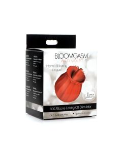 Inmi Bloomgasm Wild Violet 10X Licking Stimulator - Red