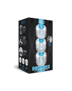 ZOLO Bumperz Squeezable Stroker Set - Clear